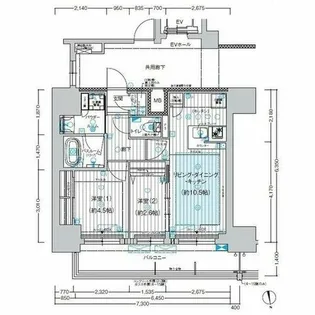 プレサンス レイズ 千種今池Ⅱ【9階】の間取り