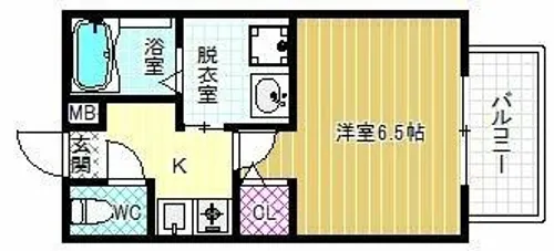 ファミール麻野【2階】の間取り