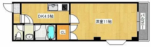 アメニティ福寿21【3階】の間取り