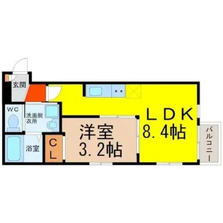 Neo駈上【4階】の間取り