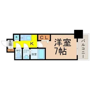 プレサンス栄ブリオ【3階】の間取り