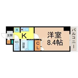 現代ハウス新栄【7階】の間取り