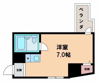 朝日プラザ天王寺東ピエ・タ・テール【8階】の間取り