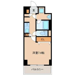 アーバネックス武庫之荘【4階】の間取り