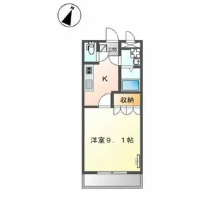 レジデンス H&K【1階】の間取り