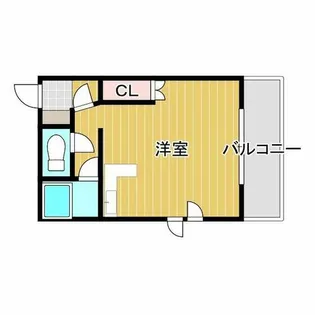 ビスタ千里丘V【1階】の間取り