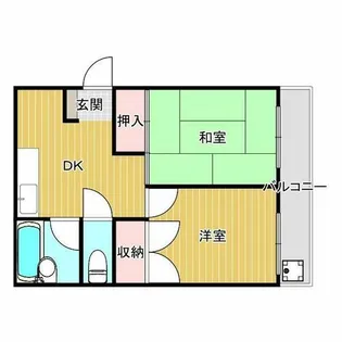 阪井マンション【2階】の間取り