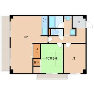日新ビル【7階】の間取り