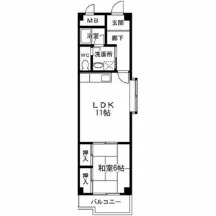 アメニティハイム【4階】の間取り