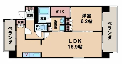 アーバネックス阿倍野松崎町【10階】の間取り