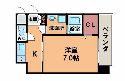 Trusty Residence天王寺東【4階】の間取り
