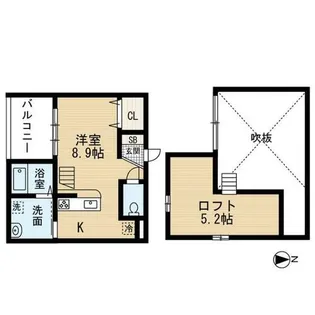 Fairy烏森【2階】の間取り