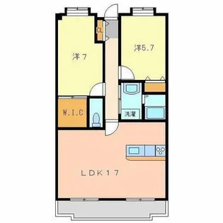 リバーサイド衣浦【3階】の間取り