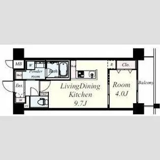 SGSA STAGE【6階】の間取り