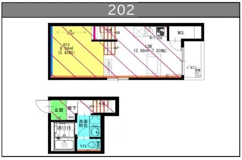 RadIAnce名城公園 S棟【2階】の間取り