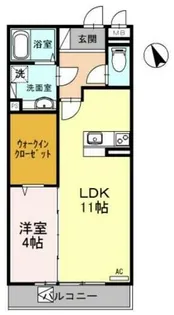 フェリーチェ【1階】の間取り