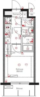MAXIV名古屋【1102号室】の間取り