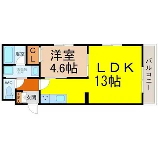 プリミエール東水切町II【2階】の間取り