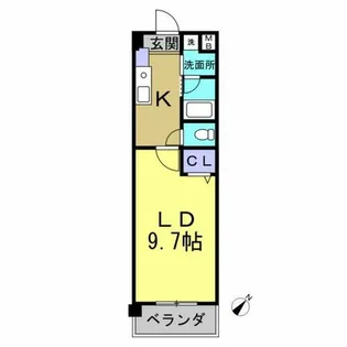 向山ヒルズ【3階】の間取り