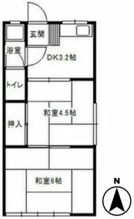 コーポ上良【12号室】の間取り