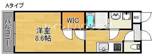 セレーナ住之江Ⅰ番館【2階】の間取り