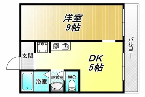カーサコモダ【3階】の間取り