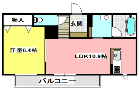 シャーメゾンKTM second【1階】の間取り