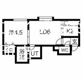 ヴィオレッテⅡ【2階】の間取り