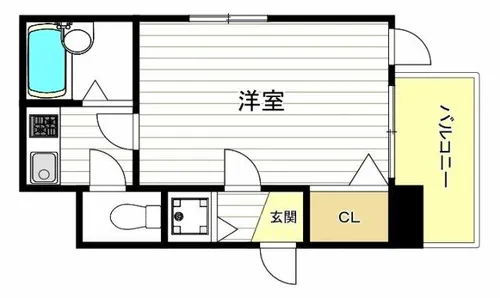 福島ディナスティ【8階】の間取り