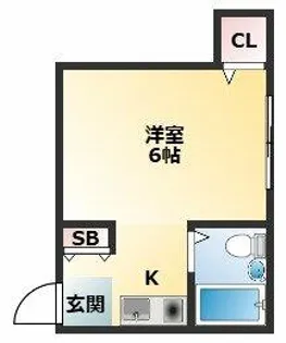 ディバージョン八尾【201号室】の間取り