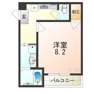 フジパレス堺東Ⅵ番館【2階】の間取り
