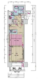 プレサンス丸の内フォート【13階】の間取り