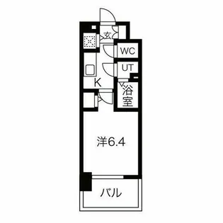 エスリード上前津LIVIA【10階】の間取り