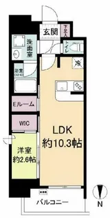 セレニテフラン本町【13階】の間取り