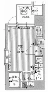 ディナスティ福島【6階】の間取り