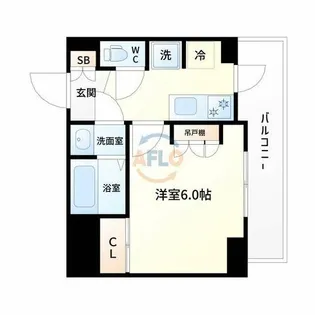 セレニテ新大阪カルム【5階】の間取り