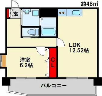 協和大手町BLD【10階】の間取り