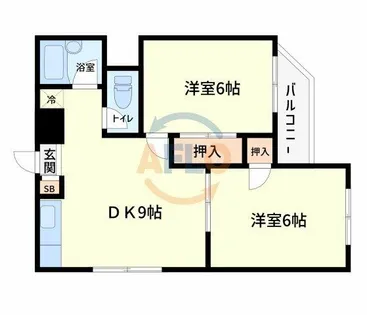 ホワイトレジデンス【4階】の間取り