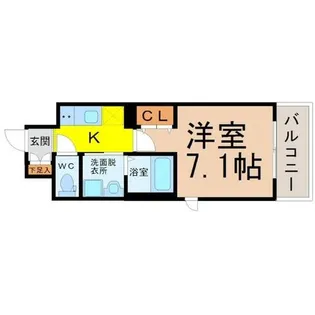 カンピオーネ御器所通【10階】の間取り