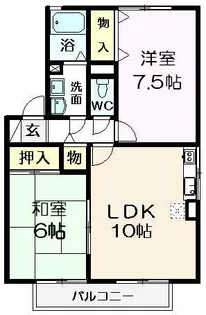 コートハウスK・T・T【2階】の間取り