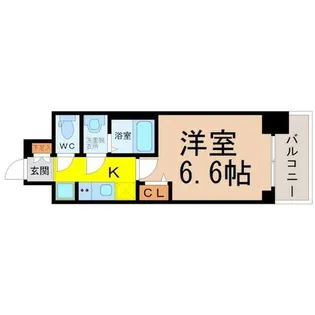 プレサンス名駅南エディフィス【5階】の間取り