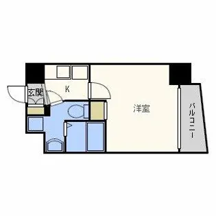 セレニテ難波西【9階】の間取り