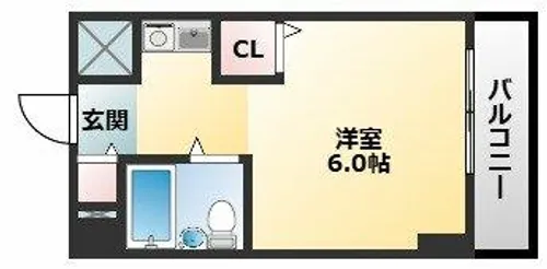 ハイムリップル荒川【2階】の間取り