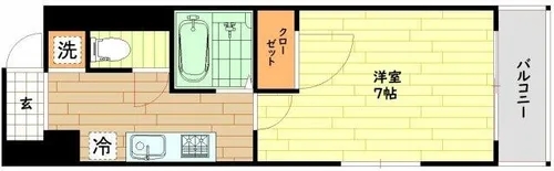 アール南森町【3階】の間取り