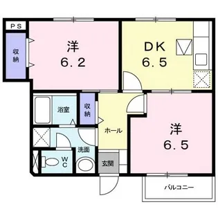 アウローラB【1階】の間取り