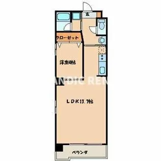 クレーネ平尾【4階】の間取り