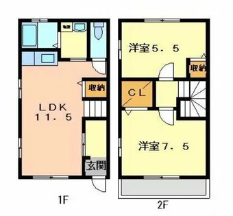 ガーデンハイム【B-1号室】の間取り