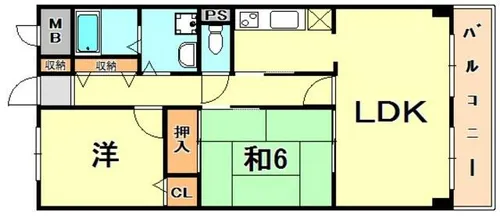 フィール甲南【1階】の間取り