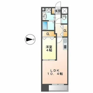 ArtizA上前津II(アルティザカミマエヅ)【9階】の間取り