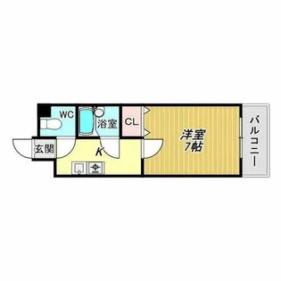 ビブレアビコ【4階】の間取り